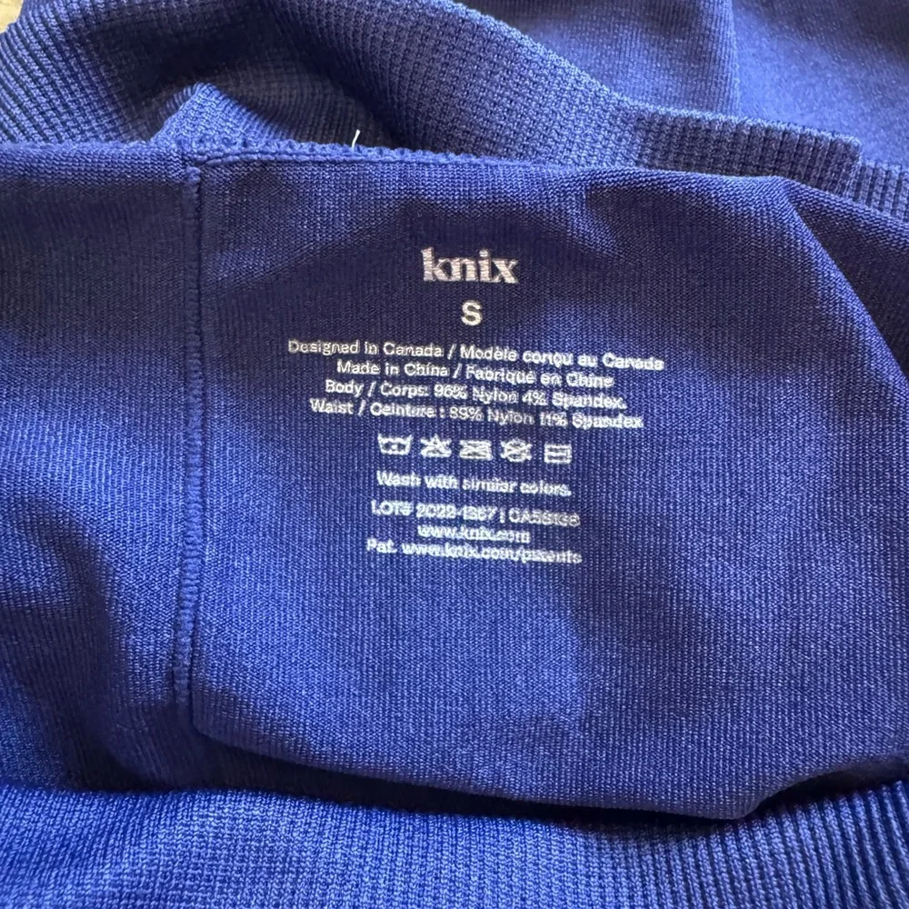 Knix Good to Go Seamless Leggings - small - Moody Blue - Picture 4 of 5